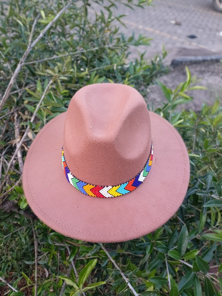 Beaded Fedora hat