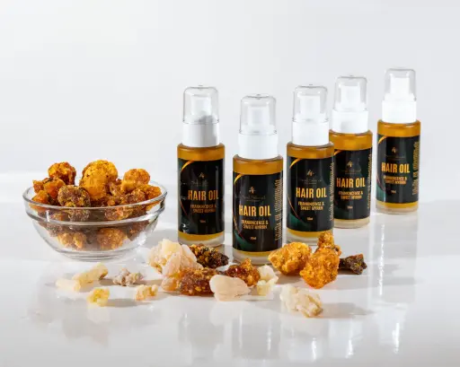Frankincense and Sweet Myrrh Hair Oil