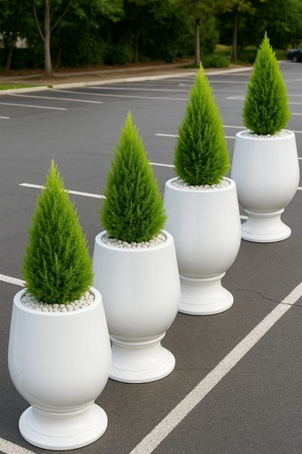 Fibreglass flower pots(wine ronto) suitable for indoor and outdoor spaces