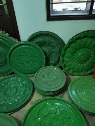 Gypsum medallion molds