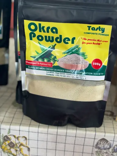 Okra Powder ( 500g) - Tasty Composite Powder