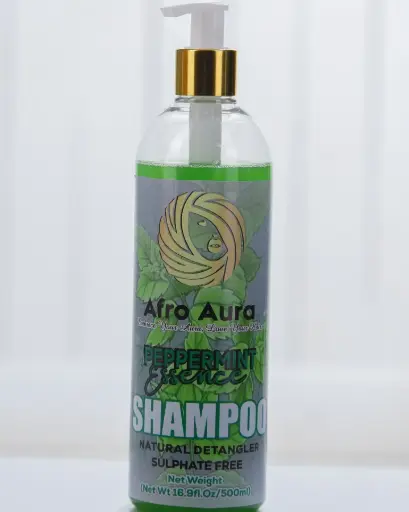 Afro Aura Peppermint Essence Shampoo