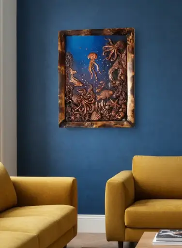 Art Wall Art - Underwater Bas-Relief